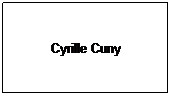 Text Box: Cyrille Cuny
