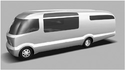 Artist's rendering of Airstream's G-Series motorhome