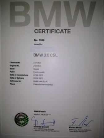 BMW 30 csl 2275405