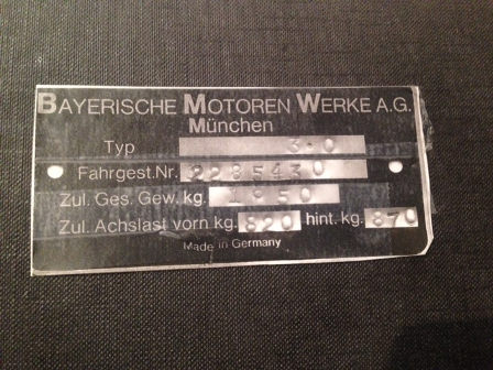 BMW 30 csl 2285430